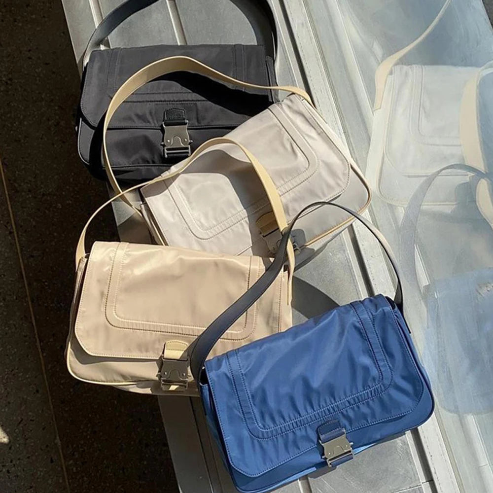 Square Tote Shoulder Bag Lock Women's Handbags Clutch