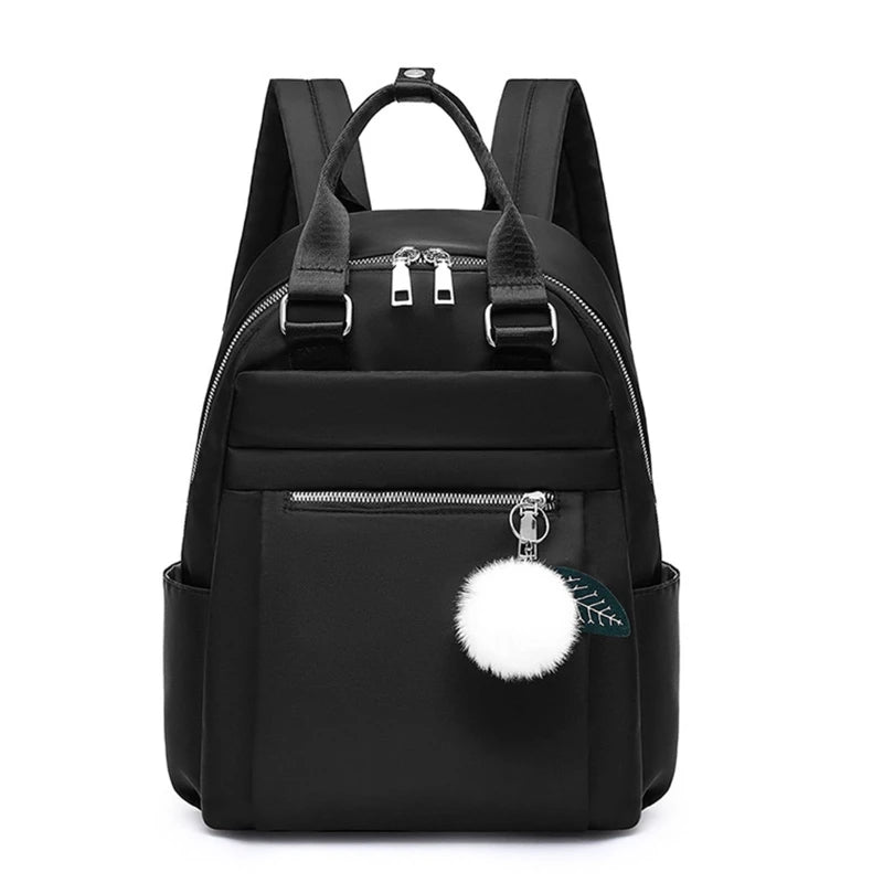 Nylon Backpack Anti-theft Travel Daypack for Women Girls