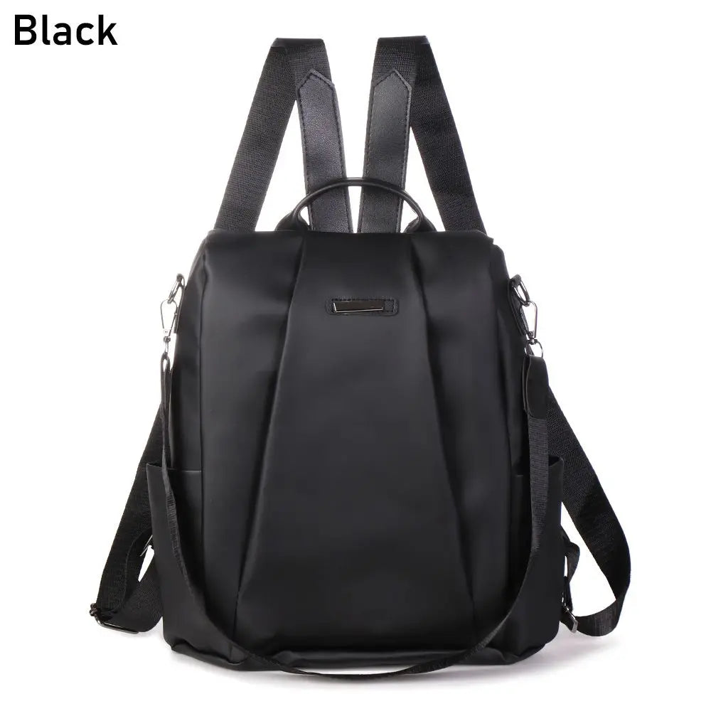 Anti-Theft Nylon Backpack Waterproof Rucksack