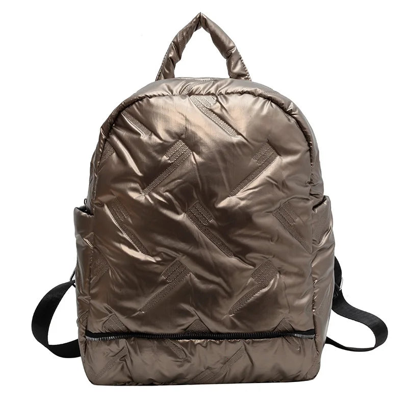 Nylon Backpack for Women School Laptop Bag Travel