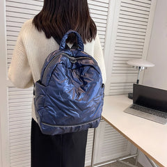 Nylon Backpack for Women School Laptop Bag Travel