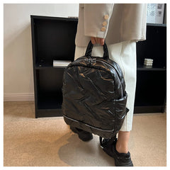 Nylon Backpack for Women School Laptop Bag Travel
