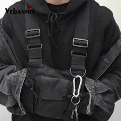 Nylon Chest Rig Bag Vest Functional Tactical Harness Chest Rig Kanye West