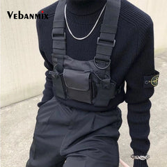 Nylon Chest Rig Bag Vest Functional Tactical Harness Chest Rig Kanye West