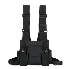 Nylon Chest Rig Bag Vest Hip Hop Streetwear Tactical Harness Kanye West