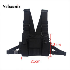 Nylon Chest Rig Bag Vest Functional Tactical Harness Chest Rig Kanye West