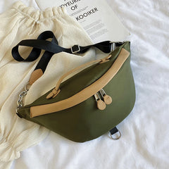 Nylon Crossbody Shoulder Bags for Women Solid Chest Bag Female