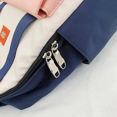 Nylon Girl Backpack College School Bag for Teenage Lightweight