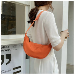 Nylon Hobo Shoulder Bag for Women Casual Dumpling Crossbody Bag