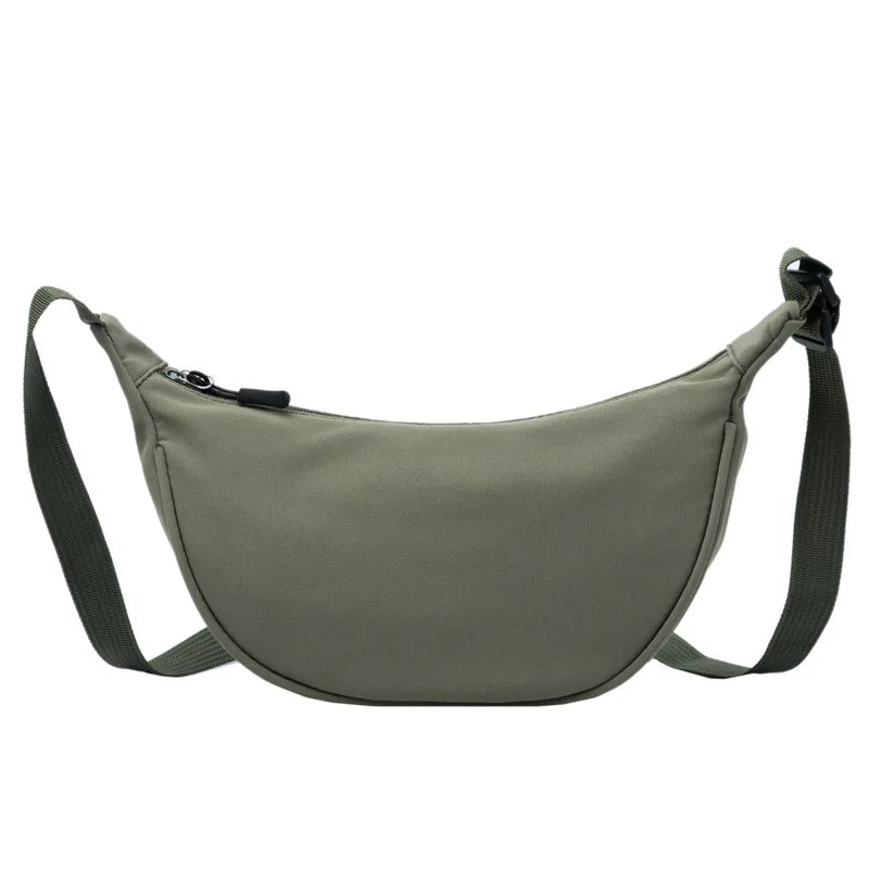 Nylon Hobo Shoulder Bag for Women Casual Dumpling Crossbody Bag