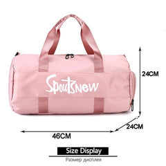 Nylon Large Travel Bag Multifunctional Women Weekend Gym Portable Luggage Bag
