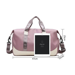 Nylon Travel Bag Women Weekend Gym Luggage Bag Shoulder Waterproof Handbag
