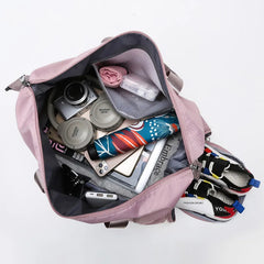 Nylon Travel Bag Women Weekend Gym Luggage Bag Shoulder Waterproof Handbag