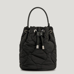 Nylon Padded Bucket Bag Quilted Women Handbags Down Cotton Crossbody Bags