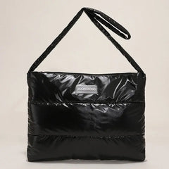 Nylon Padded Handbags - Large Capacity Top-Handle Bags