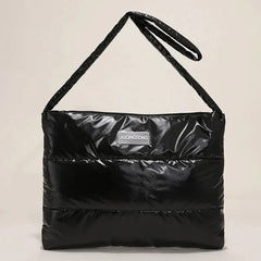 Nylon Padded Handbags - Large Capacity Top-Handle Bags