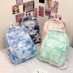 Nylon Printing Women Backpack Rucksack Teenager Girls Casual Large Capacity
