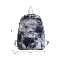 Nylon Printing Women Backpack Rucksack Teenager Girls Casual Large Capacity