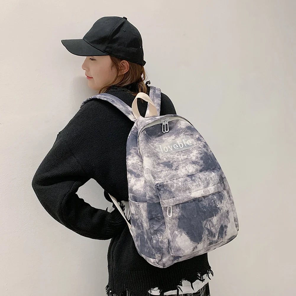 Nylon Women Backpack Rucksack Girls School Travel Bagpack