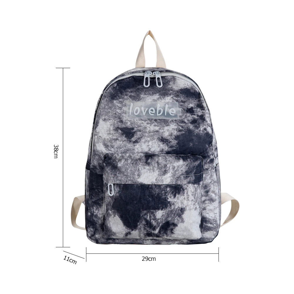 Nylon Women Backpack Rucksack Girls School Travel Bagpack