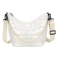 Nylon Quilted Women Shoulder Bag Down Padded Crossbody Bags for Women