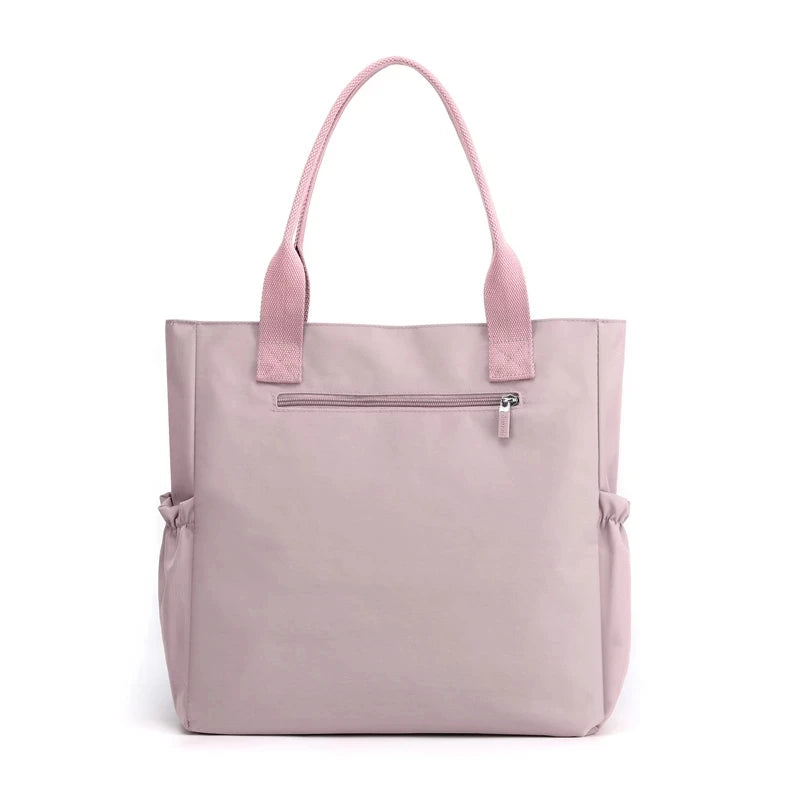Waterproof Nylon Tote Bag for Women Travel Shoulder Bag Large Capacity