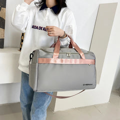 Nylon Travel Bags For Women Wet And Dry Separation Large Capacity Handbags