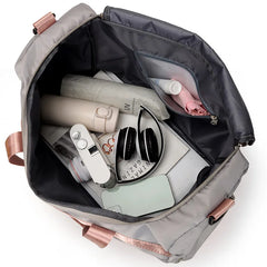 Nylon Travel Bags For Women Wet And Dry Separation Large Capacity Handbags