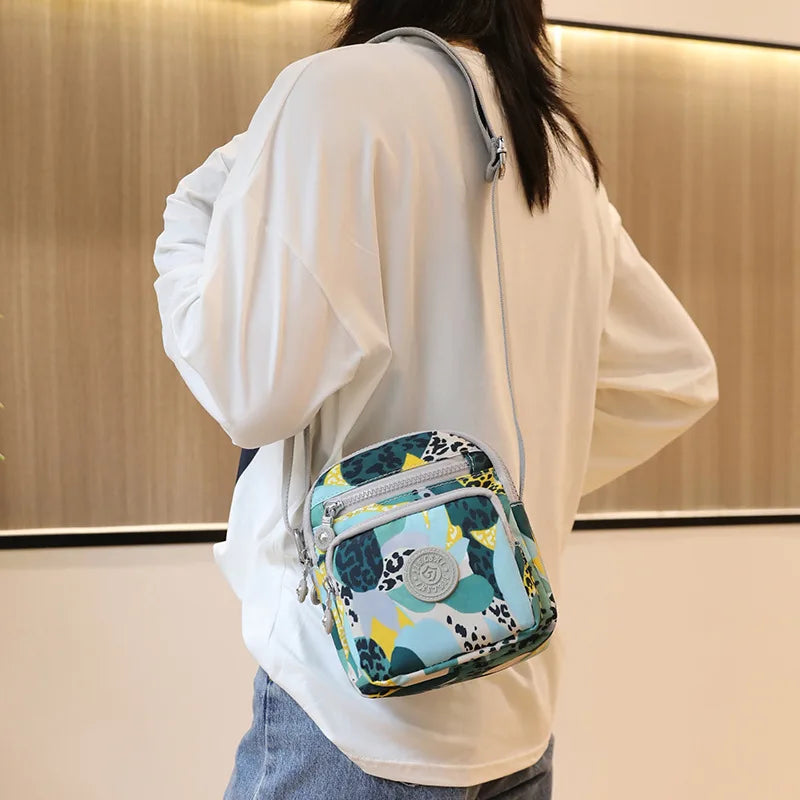 Nylon Waterproof Women Shoulder Bag Small Crossbody Bag Handbag