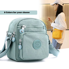 Nylon Waterproof Women Shoulder Bag Small Crossbody Bag Handbag