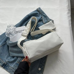 Nylon Women Bag Solid Crossbody Style Female Shoulder Handbag Two in One
