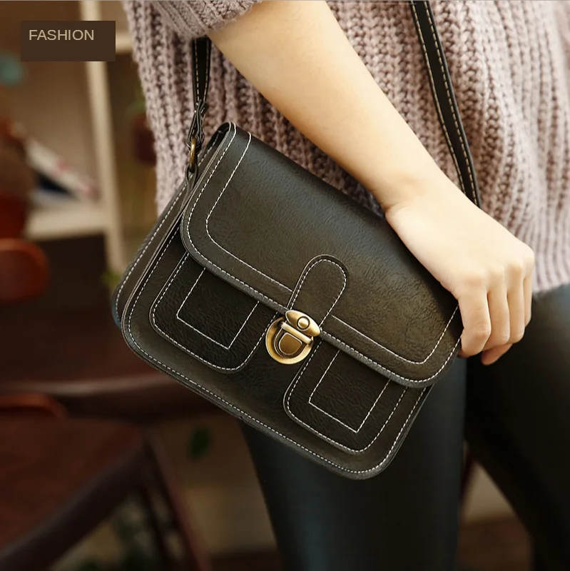 Stylish Women Shoulder Bag Crossbody Handbag PU Leather Messenger