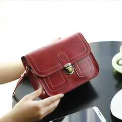 Stylish Women Shoulder Bag Crossbody Handbag PU Leather Messenger