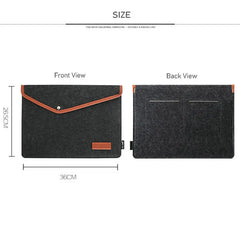 Felt Fabric Office Document Bag for 14 Inch iPad A4 Paper File Storage