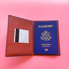 Office Ladies Passport Cover Travel Ticket Holder Cover