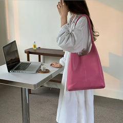 One Shoulder Bags Women's PU Leather Hobos High Pure Handbags