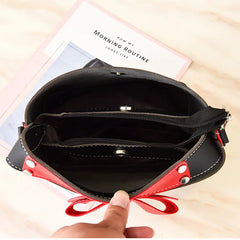 One-shoulder Bucket Bag Female Portable Female Bag Bow Hit Female Messeng