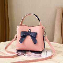 One-shoulder Bucket Bag Female Portable Female Bag Bow Hit Female Messeng