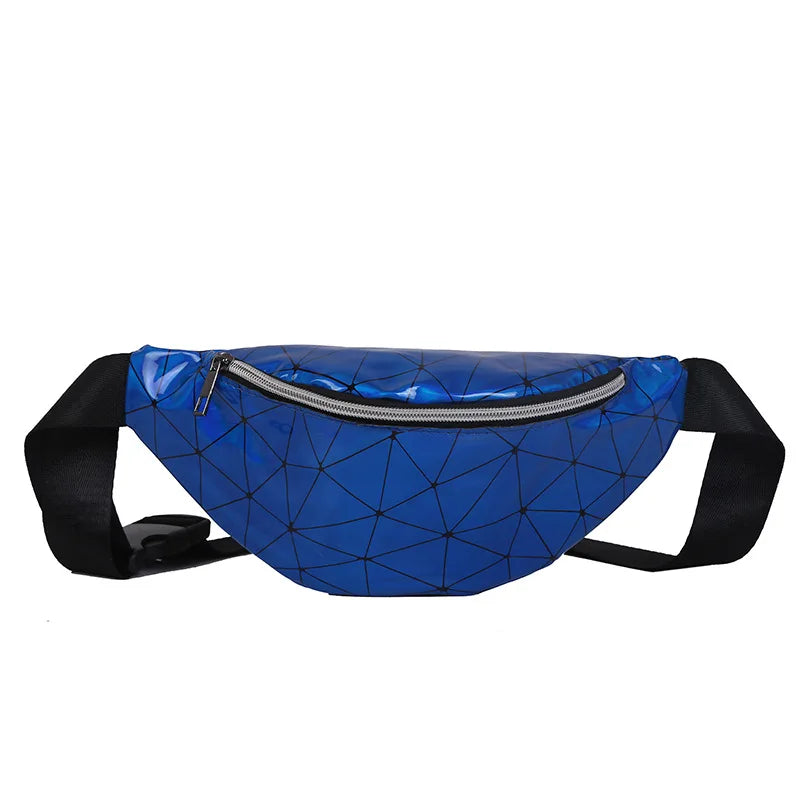 Outdoor Laser Holographic Waist Bag Fanny Pack Travel Wallet Purse