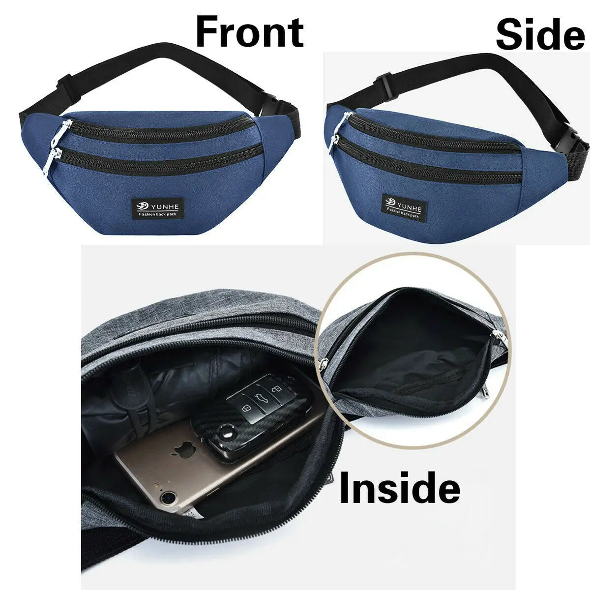 Universal Waist Bag Sports Travel Outdoor Chest Bag Heuptas