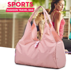 Oxford Cloth Women Shoulder Bags Ladies Travel Fitness Yoga Sports Tote Solid Ca