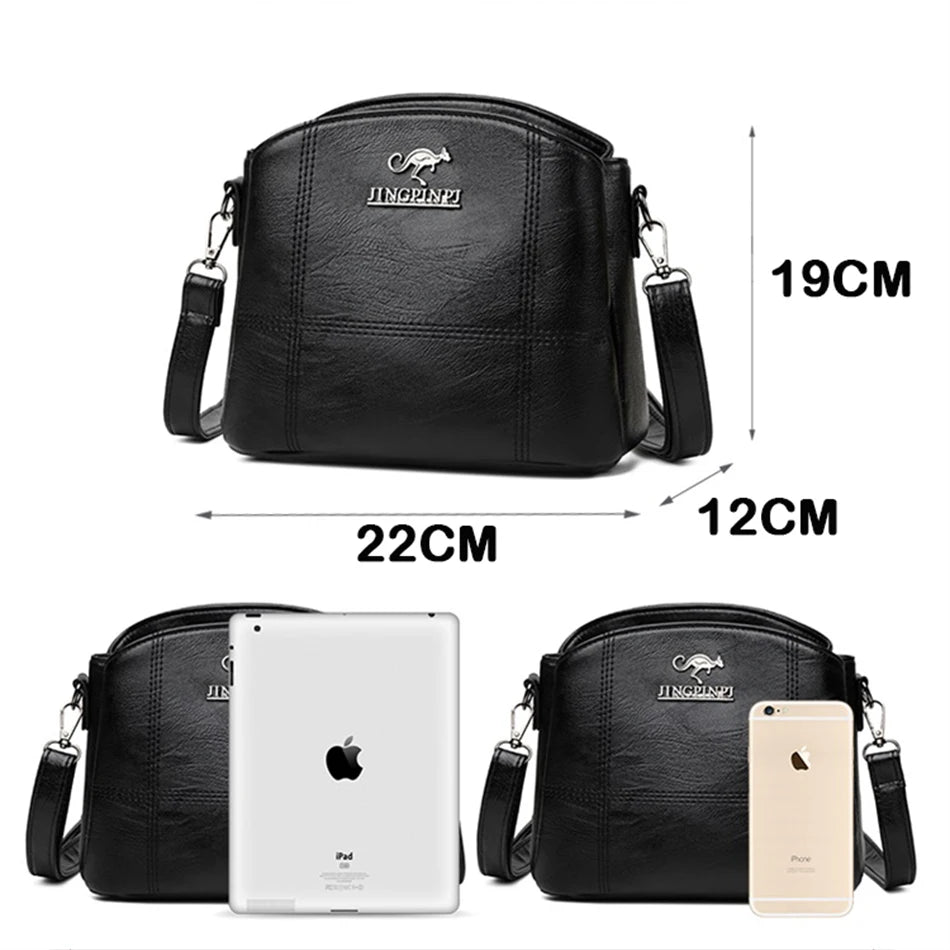 PU Leather Handbags Purses Small Crossbody Messenger Bags for Women