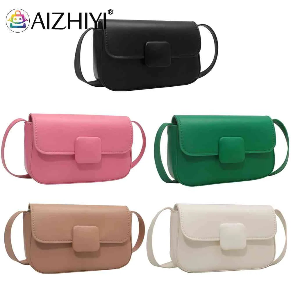 PU Leather Handbags Women Candy Shoulder Crossbody Bags for Ladies
