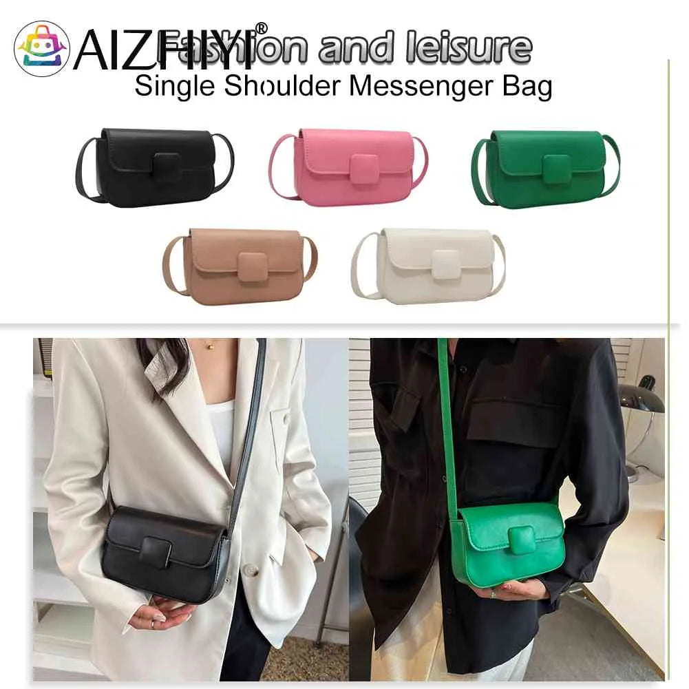 PU Leather Handbags Women Candy Shoulder Crossbody Bags for Ladies