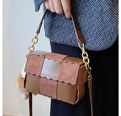 Vintage PU Leather Handbag Women's Purse Casual Shoulder Bag