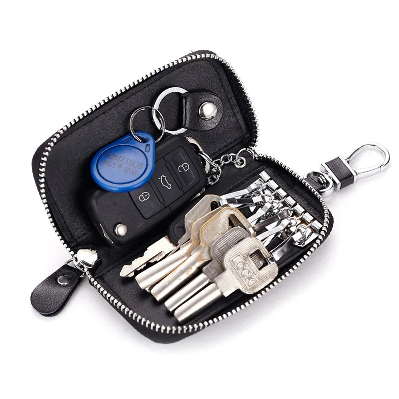PU Leather Key Holder Car Key Wallets Male Keys Organizer Women Keychain