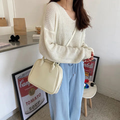 Vintage Women's Shoulder Messenger Bags PU Leather Ladies Handbags