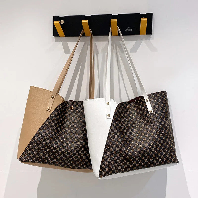 Large Capacity Women Shoulder Bag Soft Casual Female Shopping Bags