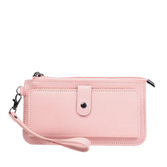 PU Leather Long Wallets Women's Clutch Zipper Student Wallet