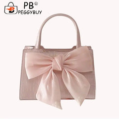 PU Leather Shoulder Bag Plush Chain Crossbody Bags for Girl Shopping